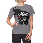 MOM & ME ELEPHANT T-SHIRT (Gray / Black)
