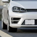C4 LICENSE PLATE FRAME (WHITE)