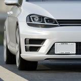 C4 LICENSE PLATE FRAME (WHITE)