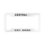 C4 LICENSE PLATE FRAME (WHITE)