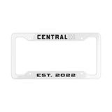 C4 LICENSE PLATE FRAME (WHITE)