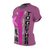 WE STAND STRONG TOGETHER T-SHIRT (Soft Purple / Black Print)