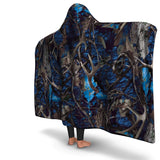 HOODED HUNTING BLANKET (Turquoise)
