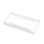 C4 LICENSE PLATE FRAME (WHITE)