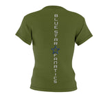 MY MOM MY HEART T-SHIRT (Military Green / White)