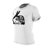 MOTHER DAUGHTER BUNNY T-SHIRT (White)