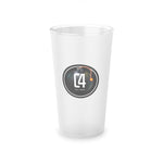 TEAM C4 16 OZ FROSTED GLASS