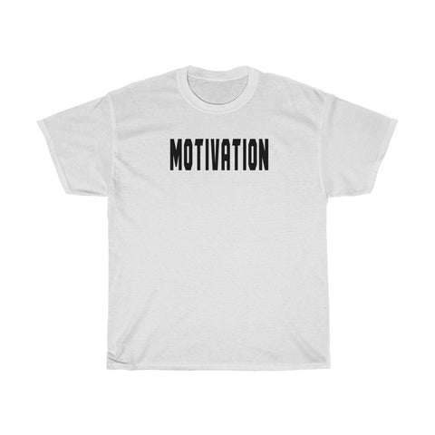 MOTIVATION T-SHIRT (Black Print)