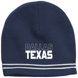 EMBROIDERED DALLAS TEXAS BEANIE