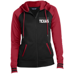WOMEN'S EMBROIDERED DALLAS TEXAS HOODED JACKET