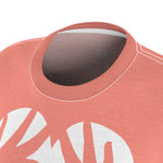 MY MOM MY HEART T-SHIRT (Salmon / White)