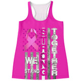 WOMEN'S WE STAND STRONG TOGETHER TANK TOP (Hot Pink)