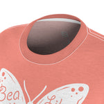 BEAUTIFUL LIKE MY MOM T-SHIRT (Salmon / White)