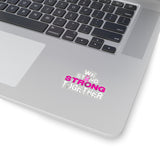 WE STAND STRONG TOGETHER STICKER (White / Pink)