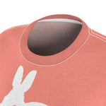 MOTHER BUNNY T-SHIRT (Salmon / White)