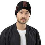 STONE 28 ALL OVER PRINT BEANIE (Black)