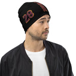 STONE 28 ALL OVER PRINT BEANIE (Black)