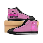 WE STAND STRONG TOGETHER SNEAKERS (Soft Pink / Black)