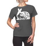 MOTHER BUNNY T-SHIRT (Dark Gray / White)