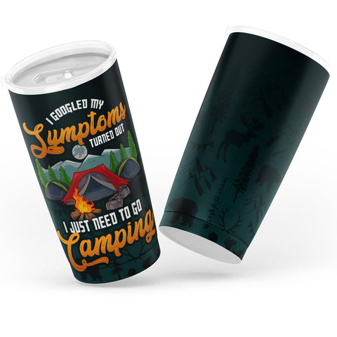 I WANT TO GO CAMPING TUMBLER CUP