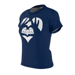 MY MOM MY HEART T-SHIRT (Navy Blue / White)