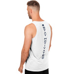 MEN'S YOUR HEALTH IS YOUR WEALTH TANK TOP (White)