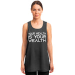 MEN'S YOUR HEALTH IS YOUR WEALTH TANK TOP (Gray)