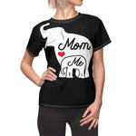 MOM & ME ELEPHANT T-SHIRT (Black / White)