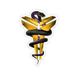 BLACK MAMBA LOGO W/ MAMBA (Gold / Purple)