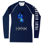 WOMEN'S FOUREVER LOYAL RASH GUARD (Navy)