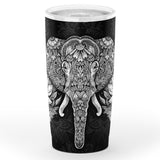 MANDALA ELEPHANT TUMBLER CUP