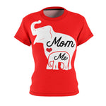 MOM & ME ELEPHANT T-SHIRT (Red / White)