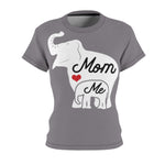 MOM & ME ELEPHANT T-SHIRT (Gray/ White)