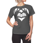 MY MOM MY HEART T-SHIRT (Gary Gray / White)