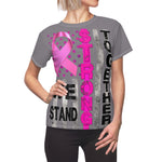 WE STAND STRONG TOGETHER T-SHIRT (Gray / Black Print)