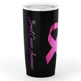 BREAST CANCER AWARENESS TUMBLER CUP (Black)