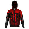 CUSTOM HOUSTON ROCKETS ZIP UP HOODIE
