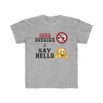 SAY HELLO T-SHIRT FOR SAMMY (Black / Red Print)