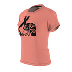 MOTHER BUNNY T-SHIRT (Salmon / Black)