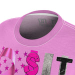 WE STAND STRONG TOGETHER T-SHIRT (Pink / Black Print)