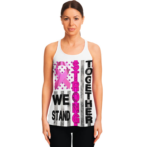 WOMEN'S WE STAND STRONG TOGETHER TANK TOP (White)