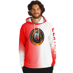 C4 PULLOVER HOODIE (RED & WHITE)