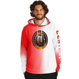 C4 PULLOVER HOODIE (RED & WHITE)