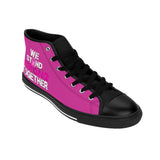 WE STAND STRONG TOGETHER SNEAKERS (Hot Pink)