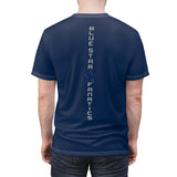 MEN'S BLUE LIVES MATTER T-Shirt (Navy / Black Print)