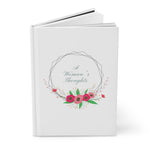 "A Woman's Thoughts" Hardcover Journal Matte