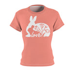 MOTHER BUNNY T-SHIRT (Salmon / White)
