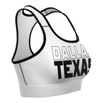 DALLAS TEXAS SPORTS BRA (White)