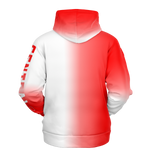 C4 PULLOVER HOODIE (RED & WHITE)