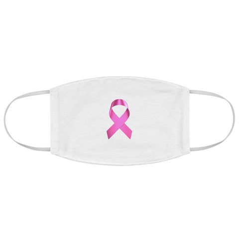 PINK RIBBON FACE MASK (White)